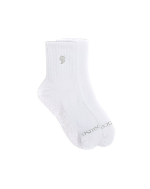 crew grip socks—pause