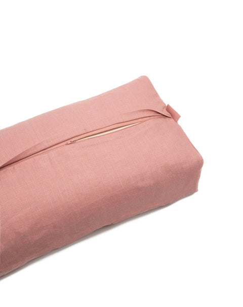 linen rectangular bolster cover